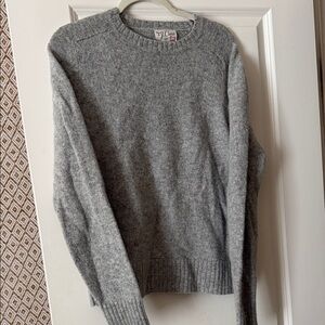 Gray J CREW Wool Sweater